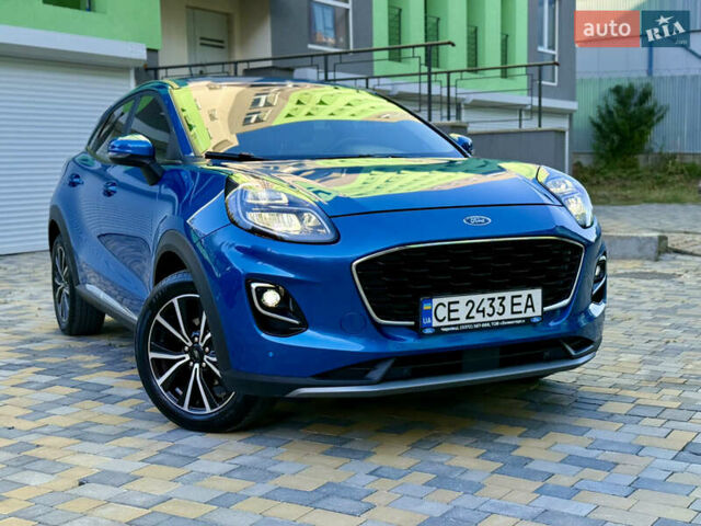Синий Форд Пума, объемом двигателя 1 л и пробегом 42 тыс. км за 18600 $, фото 10 на Automoto.ua
