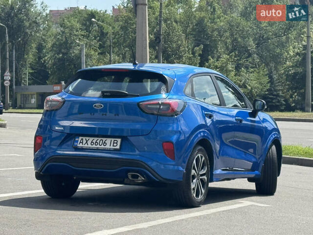 Синій Форд Пума, об'ємом двигуна 1 л та пробігом 38 тис. км за 19900 $, фото 5 на Automoto.ua
