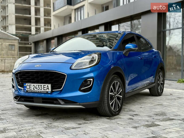 Синий Форд Пума, объемом двигателя 1 л и пробегом 43 тыс. км за 18600 $, фото 14 на Automoto.ua