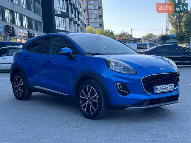 Синій Форд Пума, об'ємом двигуна 1 л та пробігом 30 тис. км за 18900 $, фото 10 на Automoto.ua