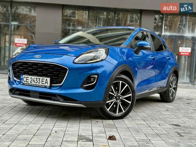 Синий Форд Пума, объемом двигателя 1 л и пробегом 43 тыс. км за 18600 $, фото 3 на Automoto.ua