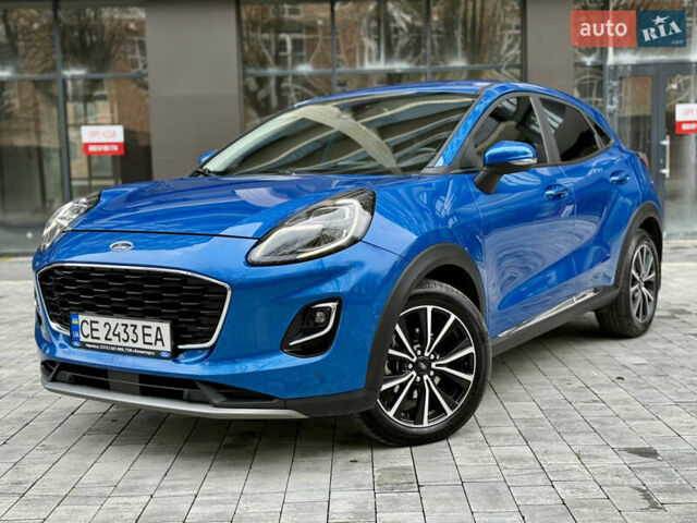 Синий Форд Пума, объемом двигателя 1 л и пробегом 43 тыс. км за 18600 $, фото 1 на Automoto.ua