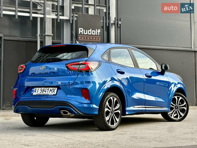 Синий Форд Пума, объемом двигателя 1 л и пробегом 44 тыс. км за 17500 $, фото 6 на Automoto.ua