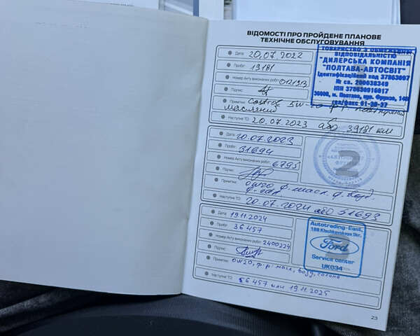 Синій Форд Пума, об'ємом двигуна 1 л та пробігом 38 тис. км за 19900 $, фото 23 на Automoto.ua