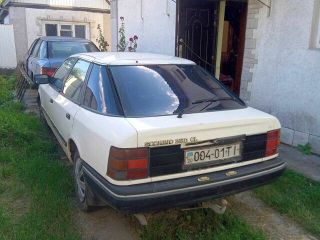 Белый Форд Скорпио, объемом двигателя 2.5 л и пробегом 210 тыс. км за 917 $, фото 1 на Automoto.ua