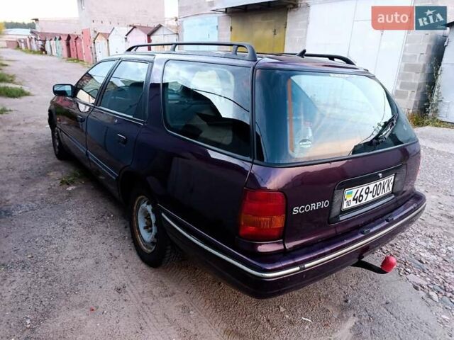 Форд Скорпіо 1994 у Броварах на Automoto.ua Фіолетовий Форд Скорпіо, об'ємом двигуна 2 л та пробігом 277 тис. км за 1700 $, фото 10 на Automoto.ua