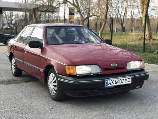 Красный Форд Скорпио, объемом двигателя 2 л и пробегом 250 тыс. км за 1500 $, фото 1 на Automoto.ua