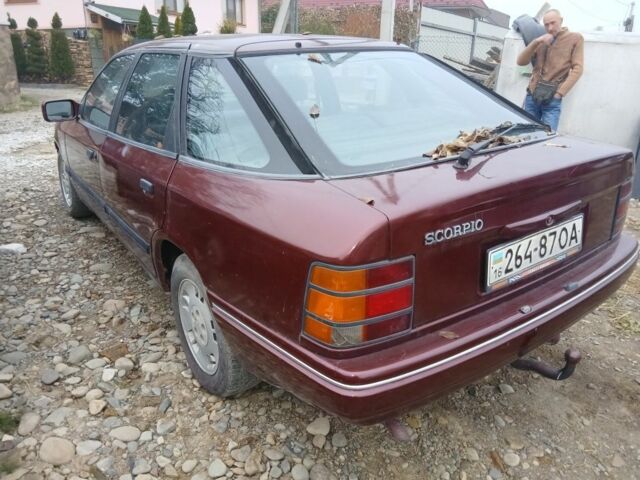 Форд Скорпио 1989 в Тячеве на Automoto.ua Красный Форд Скорпио, объемом двигателя 2.9 л и пробегом 208 тыс. км за 700 $, фото 3 на Automoto.ua