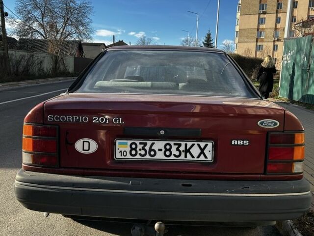 Красный Форд Скорпио, объемом двигателя 2 л и пробегом 3 тыс. км за 1500 $, фото 1 на Automoto.ua