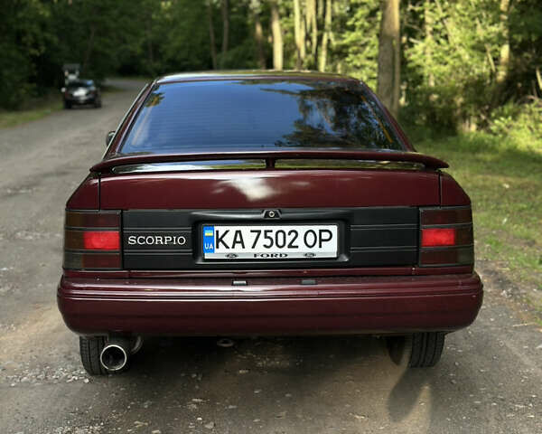 Червоний Форд Скорпіо, об'ємом двигуна 2.9 л та пробігом 336 тис. км за 3200 $, фото 5 на Automoto.ua