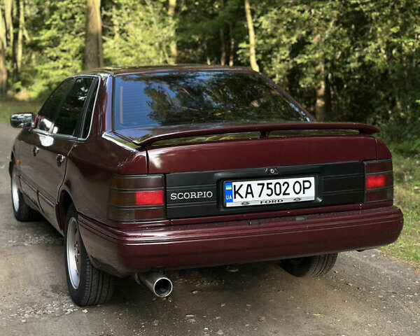 Червоний Форд Скорпіо, об'ємом двигуна 2.9 л та пробігом 336 тис. км за 3200 $, фото 4 на Automoto.ua