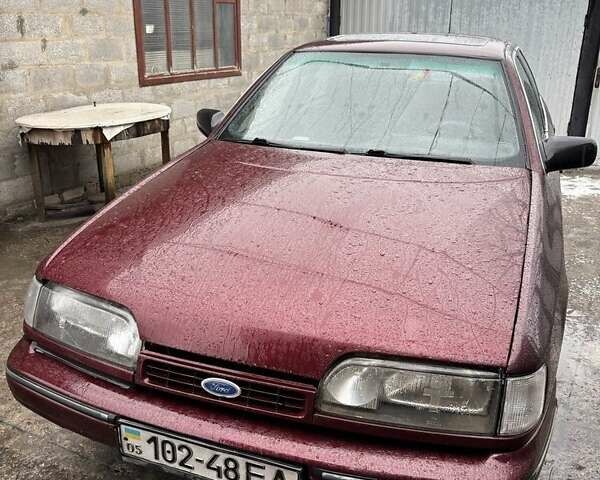 Красный Форд Скорпио, объемом двигателя 2 л и пробегом 187 тыс. км за 1500 $, фото 7 на Automoto.ua