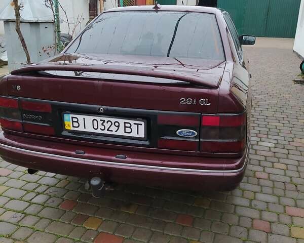 Червоний Форд Скорпіо, об'ємом двигуна 2.9 л та пробігом 320 тис. км за 2000 $, фото 7 на Automoto.ua