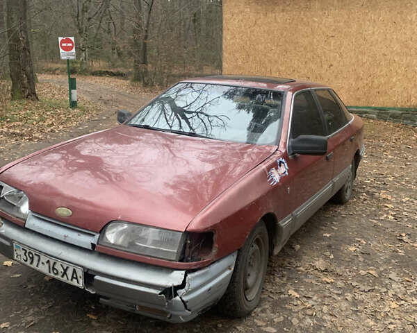 Красный Форд Скорпио, объемом двигателя 2 л и пробегом 111 тыс. км за 600 $, фото 1 на Automoto.ua