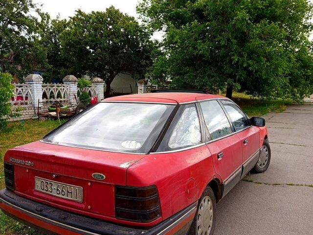 Красный Форд Скорпио, объемом двигателя 2 л и пробегом 0 тыс. км за 650 $, фото 1 на Automoto.ua