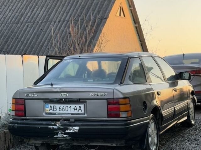 Серый Форд Скорпио, объемом двигателя 2 л и пробегом 400 тыс. км за 600 $, фото 1 на Automoto.ua