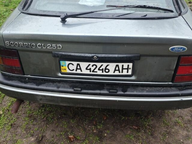 Серый Форд Скорпио, объемом двигателя 2 л и пробегом 200 тыс. км за 355 $, фото 2 на Automoto.ua