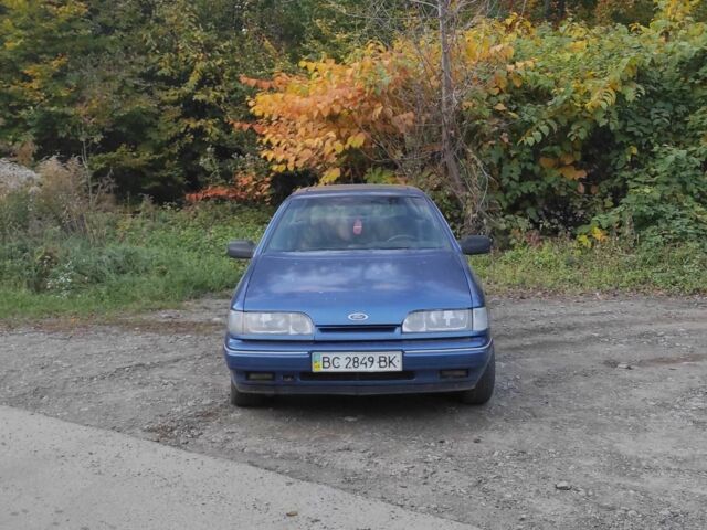 Синий Форд Скорпио, объемом двигателя 2 л и пробегом 385 тыс. км за 950 $, фото 16 на Automoto.ua