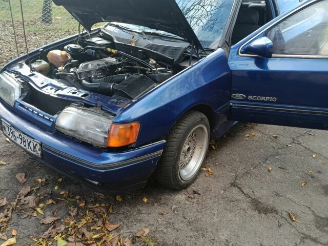 Форд Скорпио 1987 в Переяславе-Хмельницком на Automoto.ua Синий Форд Скорпио, объемом двигателя 2.9 л и пробегом 100 тыс. км за 1300 $, фото 4 на Automoto.ua
