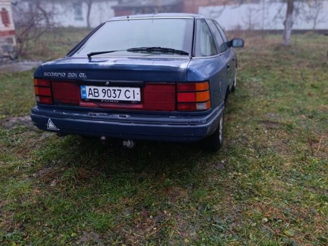 Синий Форд Скорпио, объемом двигателя 2 л и пробегом 3 тыс. км за 950 $, фото 4 на Automoto.ua