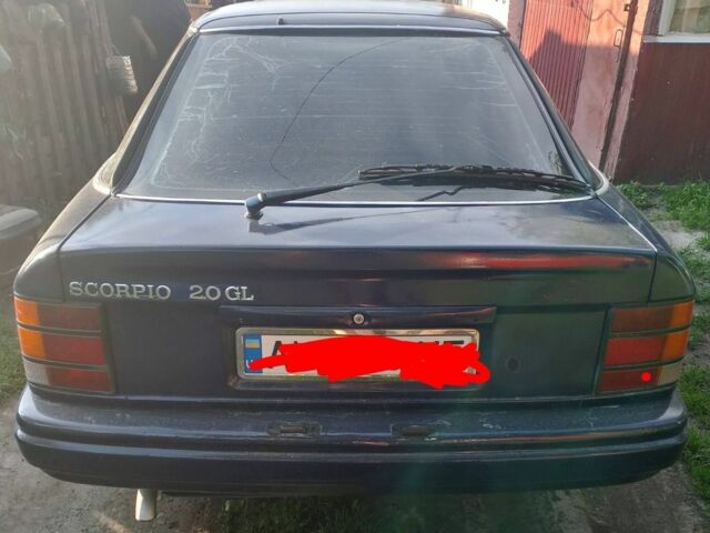 Форд Скорпио 1989 в Житомире на Automoto.ua Синий Форд Скорпио, объемом двигателя 2 л и пробегом 186 тыс. км за 955 $, фото 3 на Automoto.ua