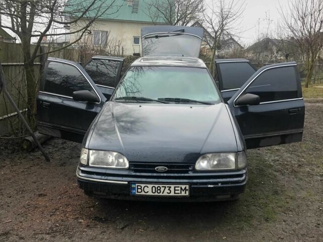 Синий Форд Скорпио, объемом двигателя 2 л и пробегом 300 тыс. км за 1100 $, фото 11 на Automoto.ua