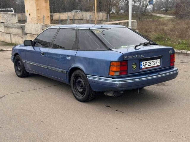 Синий Форд Скорпио, объемом двигателя 2 л и пробегом 250 тыс. км за 850 $, фото 7 на Automoto.ua