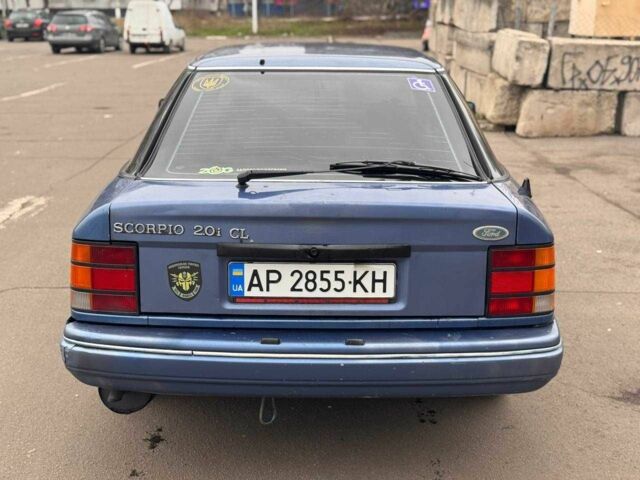Синий Форд Скорпио, объемом двигателя 2 л и пробегом 250 тыс. км за 850 $, фото 6 на Automoto.ua