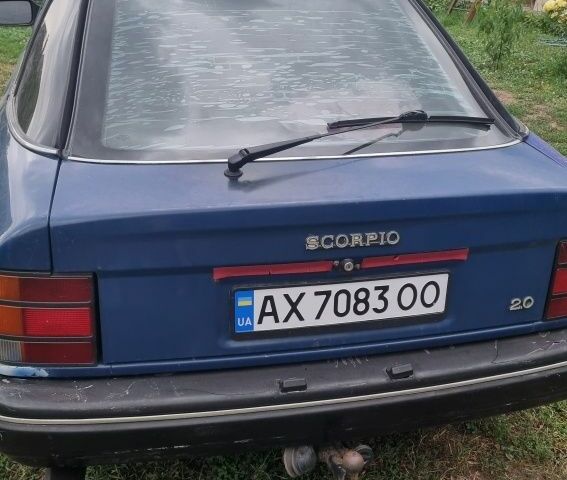 Синий Форд Скорпио, объемом двигателя 2 л и пробегом 40 тыс. км за 700 $, фото 6 на Automoto.ua
