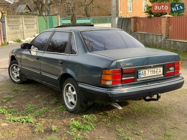Синий Форд Скорпио, объемом двигателя 2 л и пробегом 377 тыс. км за 1400 $, фото 5 на Automoto.ua