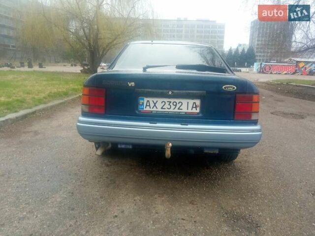 Синий Форд Скорпио, объемом двигателя 2.9 л и пробегом 300 тыс. км за 3600 $, фото 10 на Automoto.ua