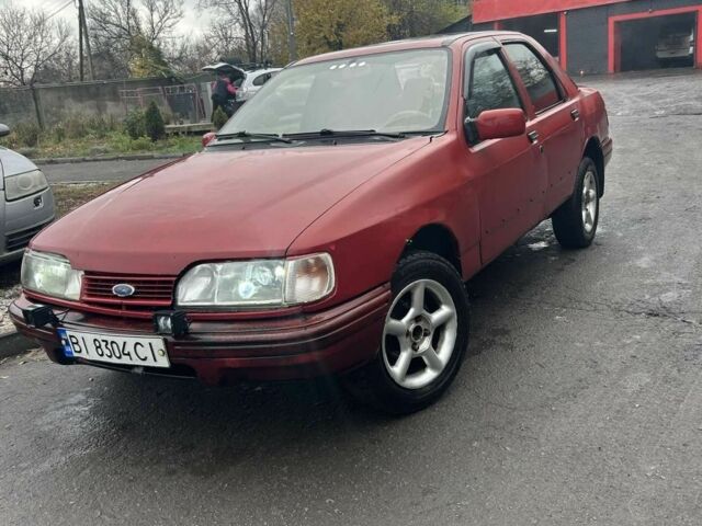 Красный Форд Сиерра, объемом двигателя 2 л и пробегом 341 тыс. км за 1071 $, фото 3 на Automoto.ua