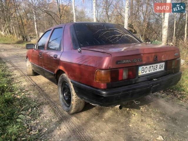 Красный Форд Сиерра, объемом двигателя 1.8 л и пробегом 555 тыс. км за 550 $, фото 7 на Automoto.ua