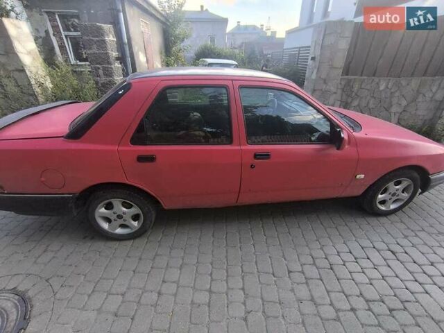 Красный Форд Сиерра, объемом двигателя 1.6 л и пробегом 100 тыс. км за 700 $, фото 5 на Automoto.ua