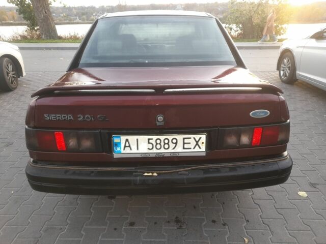 Червоний Форд Сієрра, об'ємом двигуна 2 л та пробігом 222 тис. км за 649 $, фото 4 на Automoto.ua
