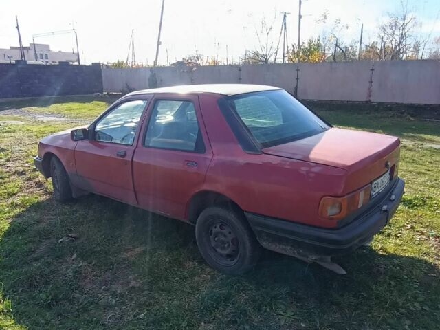 Красный Форд Сиерра, объемом двигателя 2 л и пробегом 333 тыс. км за 350 $, фото 6 на Automoto.ua