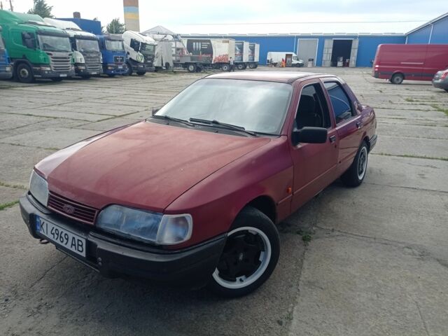 Красный Форд Сиерра, объемом двигателя 2 л и пробегом 93 тыс. км за 1500 $, фото 1 на Automoto.ua