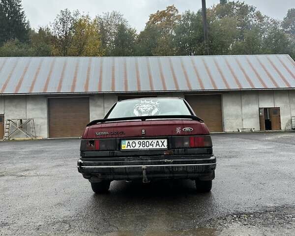 Красный Форд Сиерра, объемом двигателя 2 л и пробегом 222 тыс. км за 600 $, фото 4 на Automoto.ua