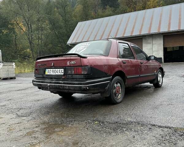Красный Форд Сиерра, объемом двигателя 2 л и пробегом 222 тыс. км за 600 $, фото 5 на Automoto.ua
