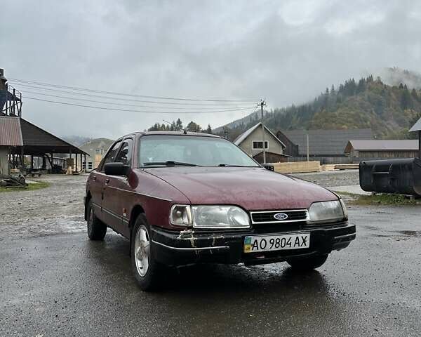 Красный Форд Сиерра, объемом двигателя 2 л и пробегом 222 тыс. км за 600 $, фото 2 на Automoto.ua