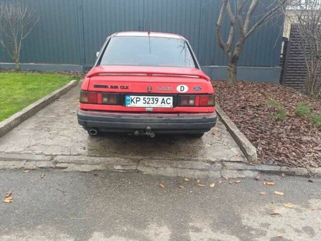 Красный Форд Сиерра, объемом двигателя 2 л и пробегом 250 тыс. км за 1200 $, фото 3 на Automoto.ua