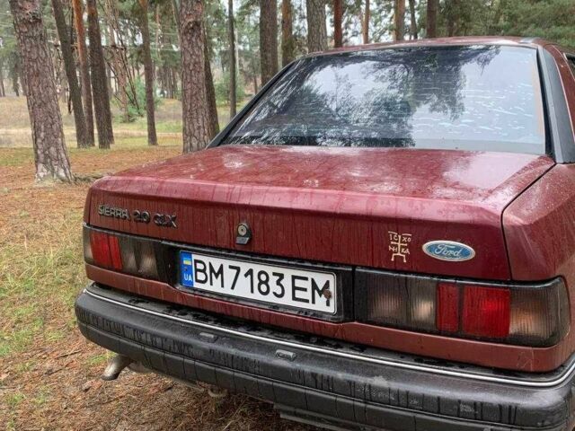 Красный Форд Сиерра, объемом двигателя 2 л и пробегом 200 тыс. км за 1500 $, фото 4 на Automoto.ua