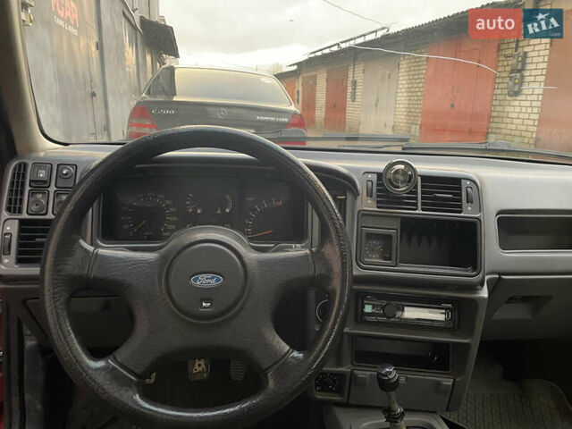 Красный Форд Сиерра, объемом двигателя 1.6 л и пробегом 150 тыс. км за 2400 $, фото 12 на Automoto.ua