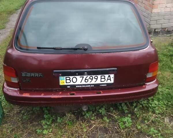 Красный Форд Сиерра, объемом двигателя 2 л и пробегом 700 тыс. км за 550 $, фото 3 на Automoto.ua