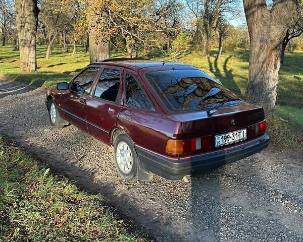 Красный Форд Сиерра, объемом двигателя 2 л и пробегом 632 тыс. км за 1350 $, фото 1 на Automoto.ua