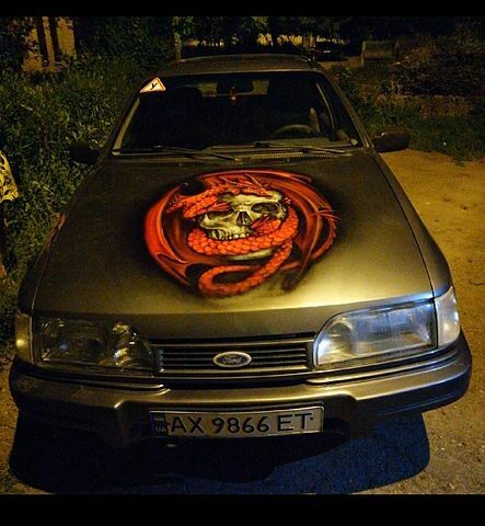 Серый Форд Сиерра, объемом двигателя 2 л и пробегом 350 тыс. км за 900 $, фото 4 на Automoto.ua