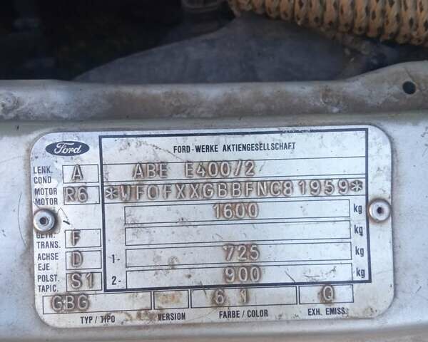 Сірий Форд Сієрра, об'ємом двигуна 1.8 л та пробігом 110 тис. км за 1300 $, фото 6 на Automoto.ua