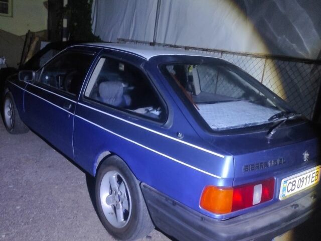 Форд Сиерра 1988 в Чернигове на Automoto.ua Синий Форд Сиерра, объемом двигателя 1.8 л и пробегом 100 тыс. км за 1200 $, фото 4 на Automoto.ua