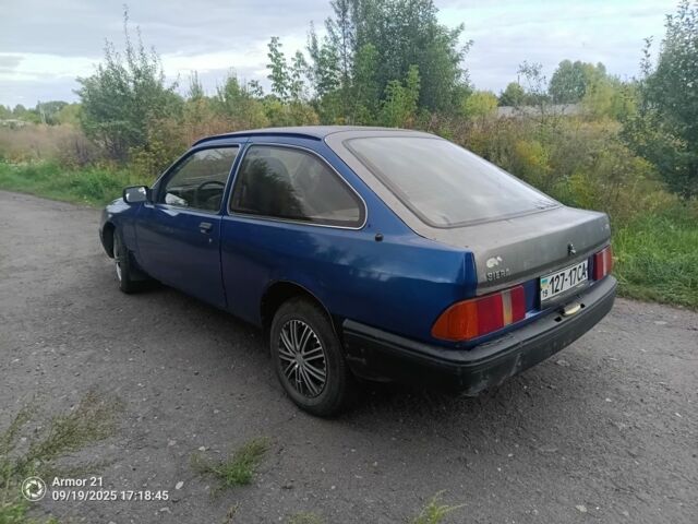 Синий Форд Сиерра, объемом двигателя 2.3 л и пробегом 222 тыс. км за 594 $, фото 3 на Automoto.ua