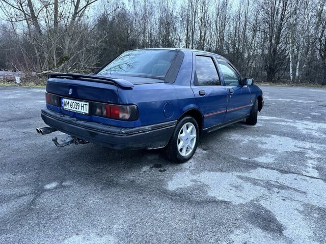 Синий Форд Сиерра, объемом двигателя 2 л и пробегом 85 тыс. км за 1800 $, фото 1 на Automoto.ua